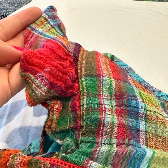 Ralph Lauren Plaid Cotton Dress & Bloomers - Picture 3 of 6